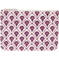 John Lewis Calico Coin Pouch, Flower Print