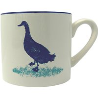 Hinchcliffe & Barber Dorset Delft Goose Mug, White/Blue