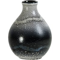 Poole Pottery Aura Bud Vase, Black/Multi, H12cm