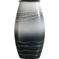 Poole Pottery Aura Manhattan Vase, Black/Multi, H36cm