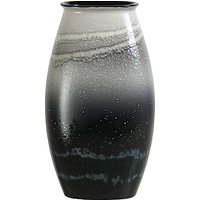 Poole Pottery Aura Manhattan Vase, Black/Multi, H26cm
