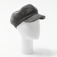 John Lewis Bakerboy Monochrome Wool Hat