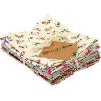 House Of Alistair Vintage Floral Print Fat Quarter Fabrics, Pack Of 6