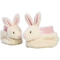 Ragtales Fifi Bunny Baby Booties, One Size, Cream