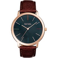 Paul Smith Men's Ma Leather Strap Watch