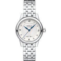 Montblanc 116498 Women's Boheme Automatic Diamond Date Bracelet Strap Watch, Silver