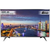 Hisense H43N5700 LED HDR 4K Ultra HD Smart TV, 43 With Freeview Play, Dark Grey
