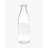 LEON Glass Water Bottle, Clear