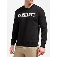 Carhartt WIP College Sweatshirt, Black/White