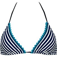 Watercult New Nautical Triangle Bikini Top, Blue