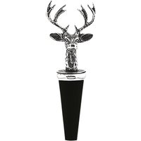 English Pewter Company Stag Head Bottle Stopper