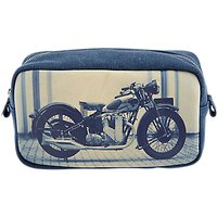 Catseye Motorcycle Wash Bag, Grey/White