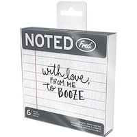 Fred Noted Coasters, Set Of 6, Assorted