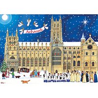 Alison Gardiner Christmas Cathedral Advent Calendar Card