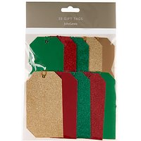 John Lewis Festive Luggage Gift Tag, Pack Of 20