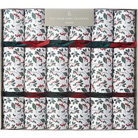 John Lewis Folklore Cranberry Fill Your Own Christmas Crackers, Pack Of 6
