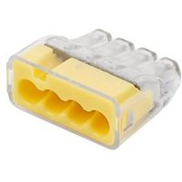 Ideal Yellow 32A Push-In Wire Connector Pack Of 100