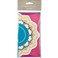 John Lewis Tales Of The Maharaja Christmas Money Wallet, Pack Of 2, W10 X L19.5cm, Multi