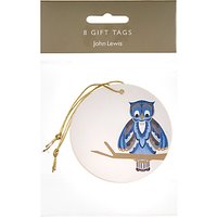 John Lewis Winter Palace Owl Round Gift Tags, Pack Of 4