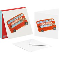 ArtPress London Bus Christmas Cards, Pack Of 10
