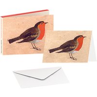 ArtPress Fedden Robin Christmas Cards, Pack Of 10