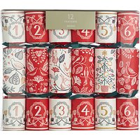 John Lewis Folklore 12 Days Of Christmas Crackers, Pack Of 12