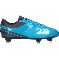 Canterbury Of New Zealand Children's Pheonix 2.0 SG Rugby Boots, Blue