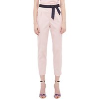 Ted Baker Verbo Ruffle Waistline Cotton Blend Trousers