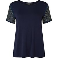 Weekend MaxMara Teti Crepe De Chine Jersey T-Shirt, Ultramarine