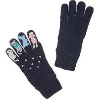 John Lewis Children's Novelty Animal Gloves, Navy