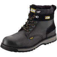 JCB Black Buffalo Leather Steel Toe Cap 5Cx Boots Size 12