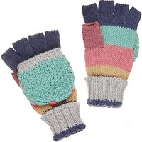 John Lewis Children's Colour Block Flip Gloves, Multi