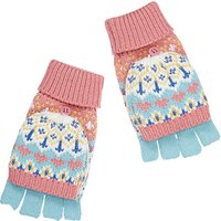 John Lewis Children's Pretty Fair Isle Flip Gloves, Multi