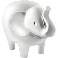 Vera Wang For Wedgwood Love Always Silver Plated Elephant Bank, Silver