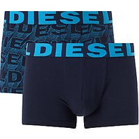 Diesel Logo Trunks, Pack Of 2, Navy