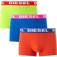 Diesel Shawn Two Colour Boxer Trunks, Pack Of 3, Yellow/Blue/Orange
