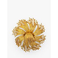 Susan Caplan Vintage Monet Gold Plated Starburst Brooch, Gold