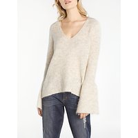 AND/OR Fluted Cuff Jumper, Oatmeal