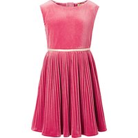John Lewis Heirloom Collection Girls' Velvet Dress, Pink