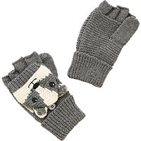 John Lewis Children's Badger Flip Gloves, Grey