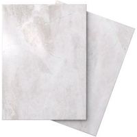 Illusion White Marble Effect Ceramic Wall & Floor Tile Pack Of 10 (L)360mm (W)275mm
