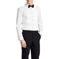 Thomas Pink Fitzrovia Plain Slim Fit Double Cuff Shirt, White