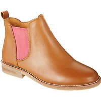 John Lewis Children's Libby Leather Chelsea Boots, Tan