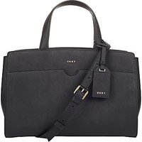 DKNY Bryant Park Saffiano Leather East / West Tote Bag, Black