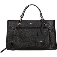 DKNY Deerskin Leather Small Grab Bag, Black