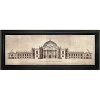 Brookpace - Palace In Oxfordshire Framed Print, 103 X 42cm