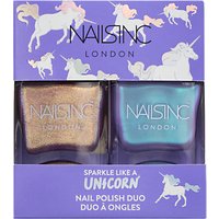Nails Inc Sparkle Like A Unicorn Nail Polish Duo Kit, 2 X 14ml