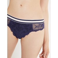 AND/OR Matilde Lace Briefs, Navy