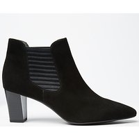 Peter Kaiser Magda Block Heeled Ankle Chelsea Boots, Black
