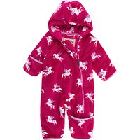 Hatley Baby Winged Unicorns Fuzzy Fleece Bundler, Pink